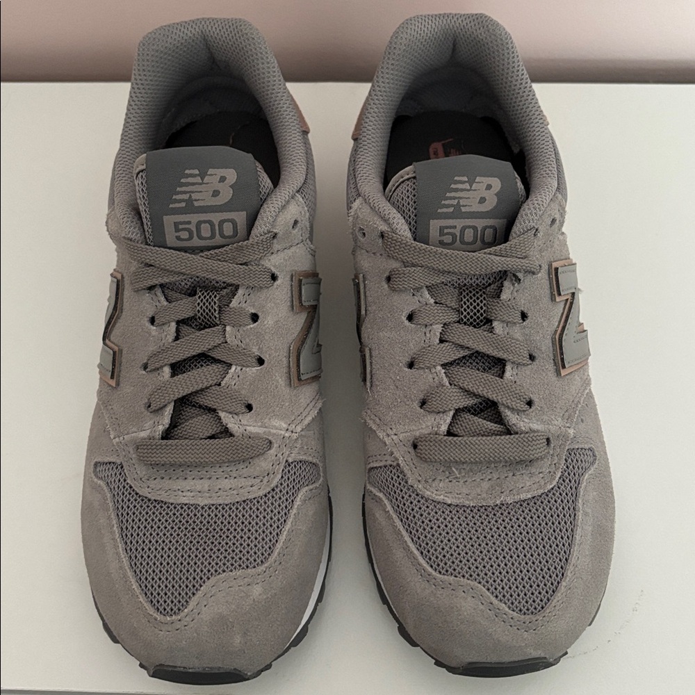 New Women New Balance 500 grey Sneakers - Picture 2 of 6